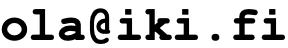 ola [at] iki [full stop] fi